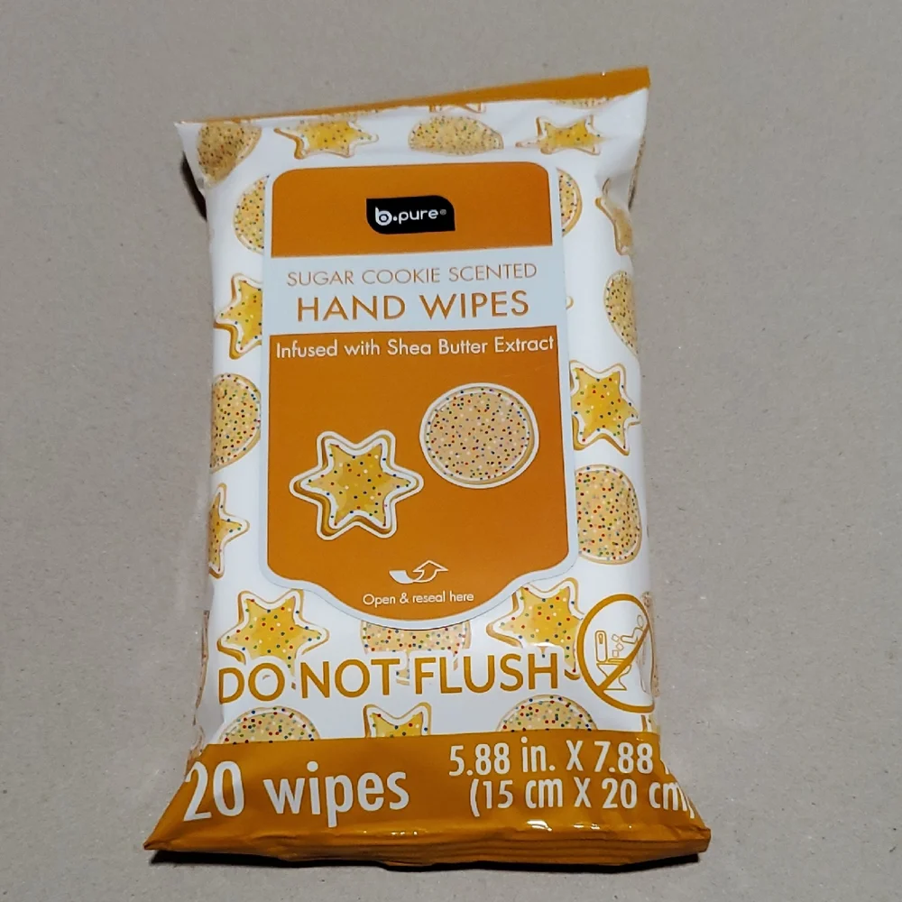 ‼️5/$25‼️ Sugar Cookie Scented Hand Wipes - New Sealed